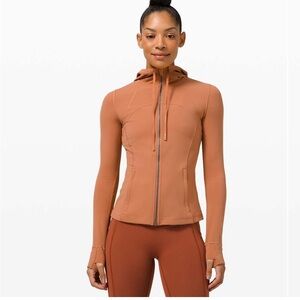 Lululemon hooded define jacket desert sun size 8